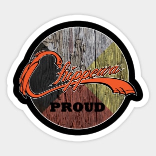 Chippewa Proud Medicine Wheel Sticker